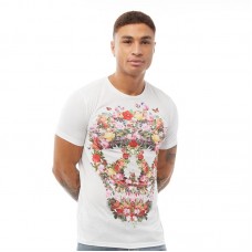 Aftermath t shirt skull floral size xs uk Aftermath t shirt skull floral size xs uk
